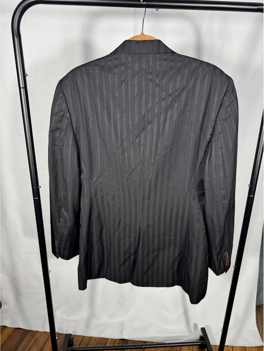 Paul Smith London Men's Black Striped Suit Jacket Blazer Size 40